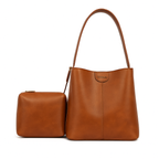 Rosavalo Aurélia Retro Leather Tote Bag | Refined & Versatile Design
