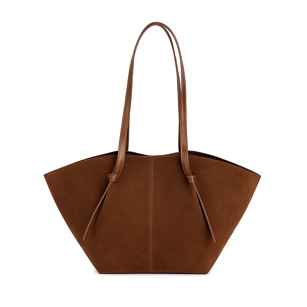 Rosavalo Looréa Large Suede Leather Tote Bag | Refined Design & Modern Allure