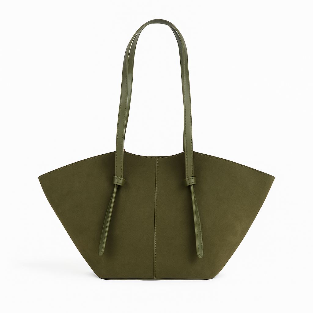 Rosavalo Looréa Large Suede Leather Tote Bag | Refined Design & Modern Allure