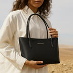 Rosavalo Novea Large Synthetic Leather Tote | Modern Elegance & Large Capacity