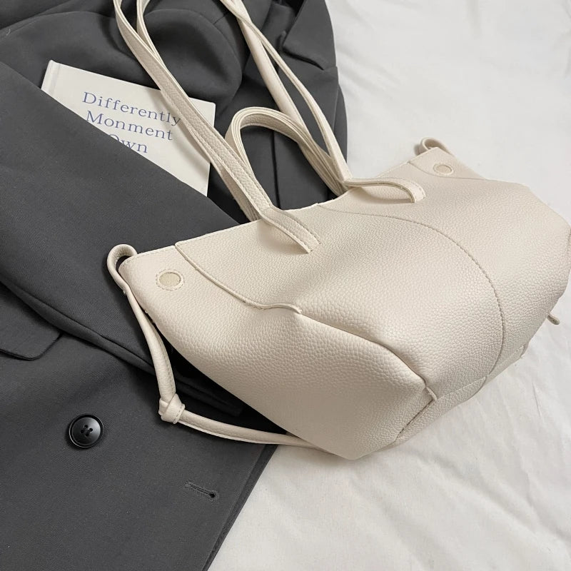 Rosavalo Large Soft-Style Shoulder Bag | Chic & Functional Tote