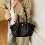 Rosavalo Lychee Vegan Leather Bag | Modern Elegance & Generous Capacity