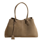 Rosavalo Suede Bag in Soft Vegan Suede | Minimalist Elegance & Large Capacity