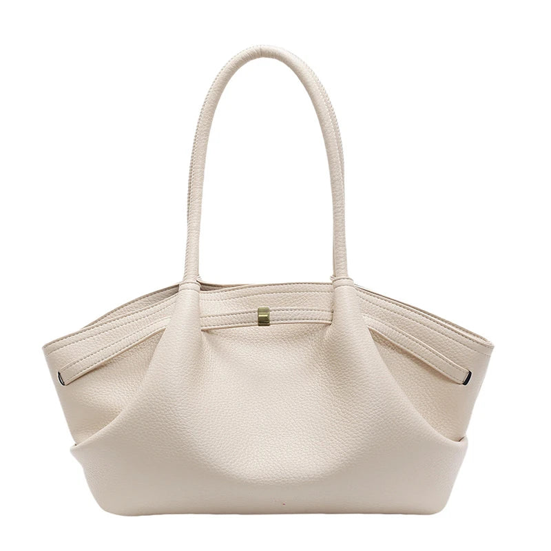 Rosavalo Lychee Vegan Leather Bag | Modern Elegance & Generous Capacity