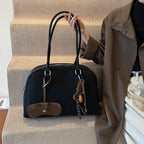 Rosavalo Élora Suede Bag | Natural Elegance & Timeless Allure